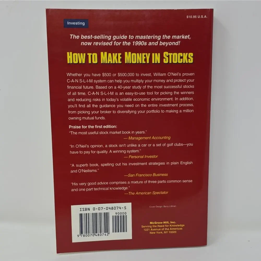 How to Make Money in Stocks Paperback - William J. O'Neil 2nd Ed Investing